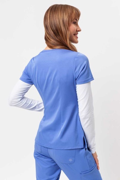 Dámská lékařská halena Healing Hands Monica V-neck klasicky modrá-3