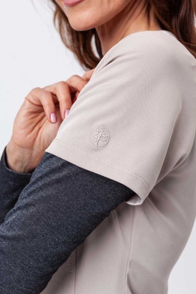 Dámská lékařská halena Healing Hands Monica V-neck bežová-4