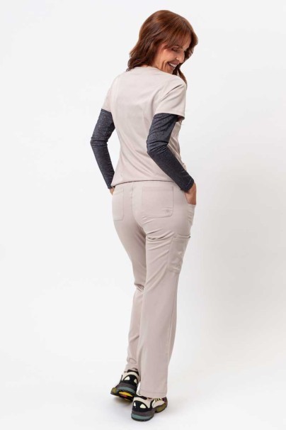 Dámská lékařská halena Healing Hands Monica V-neck bežová-9