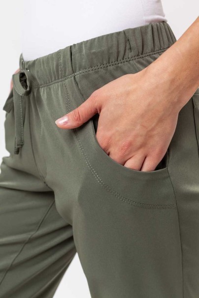 Dámské lékařské kalhoty Healing Hands Rebecca Flare olivkové-6