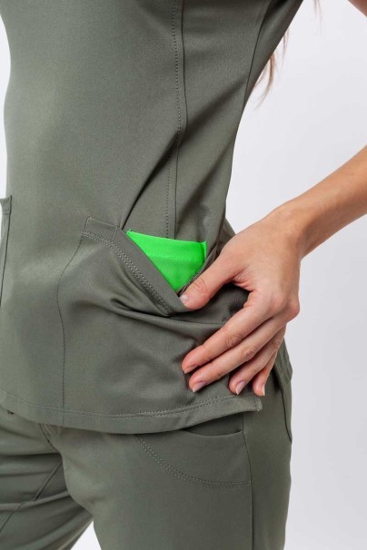 Dámská lékařská souprava Healing Hands (halena Monica, kalhoty Rebecca) olivková-7