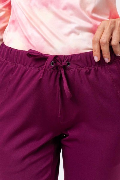 Dámské lékařské kalhoty Healing Hands Rebecca Flare třešňové-5