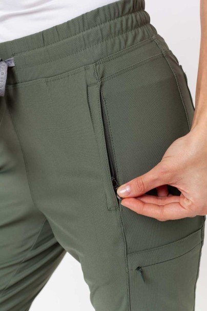 Lékařská dámská souprava Maevn Embrace (halena Luna, kalhoty Nora) olivková-12