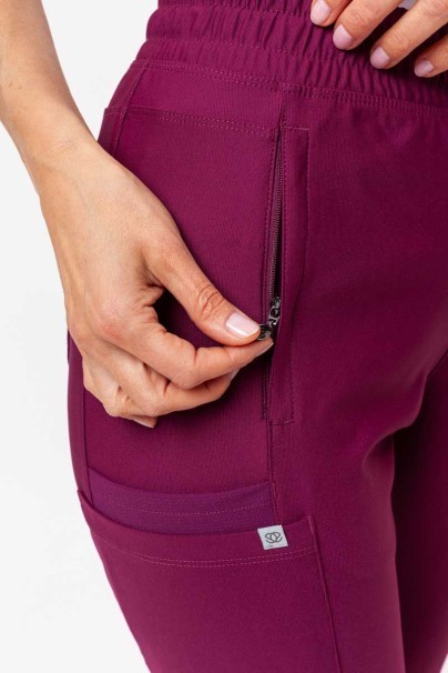 Dámské lékařské kalhoty Maevn Embrace Nora třešňové-3