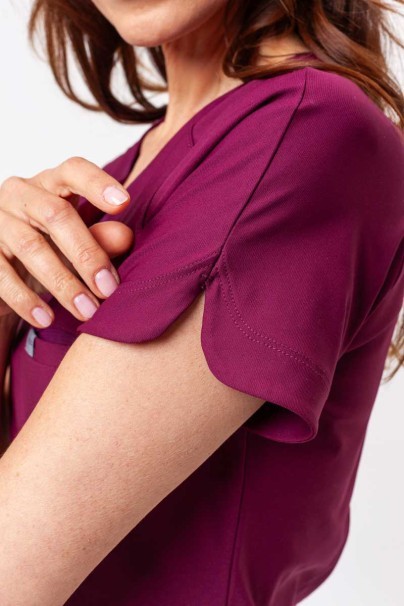 Lékařská dámská souprava Maevn Embrace (halena Luna, kalhoty Nora) třešňová-7