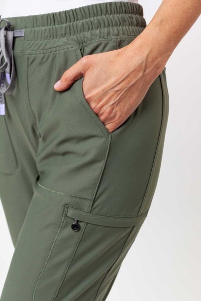 Dámské lékařské kalhoty Maevn Embrace Mia olivkové-5