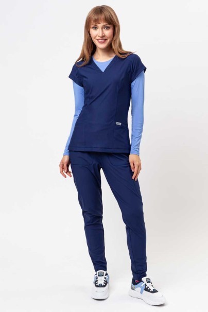 Dámská lékařská halena Maevn Embrace Zoe námořnická modř-2