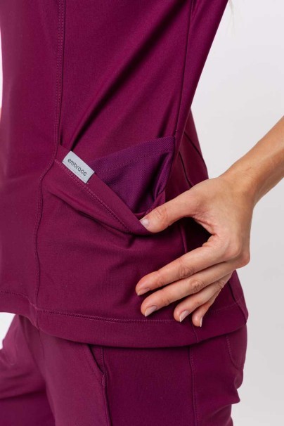 Dámská lékařská halena Maevn Embrace Zoe třešňová-6