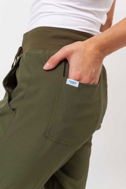 Dámské lékařské kalhoty Uniforms World 309TS™ Valiant olivkové-6