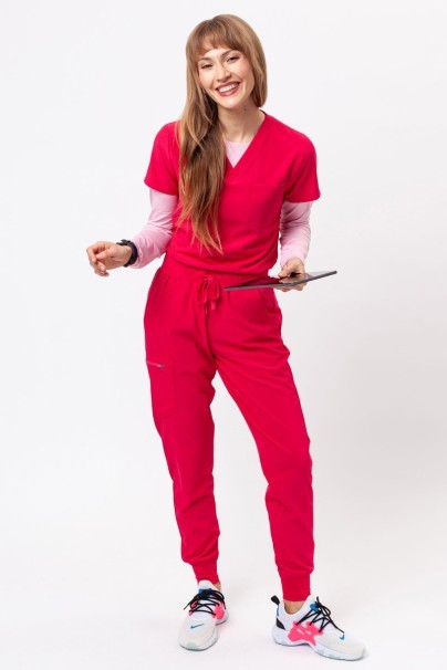 Dámská lékařská halena Uniforms World 309TS™ Valiant malinová-7
