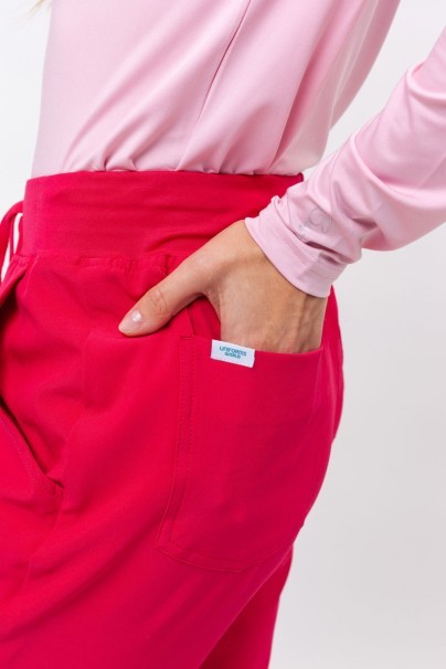 Dámské lékařské kalhoty Uniforms World 309TS™ Valiant malinové-5