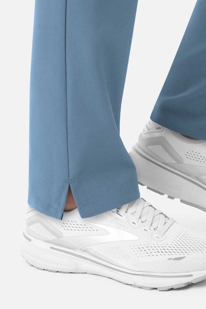 Lékařská dámská souprava Maevn Momentum (halena Double V–neck, kalhoty 6-pocket) pastelově modrá-10