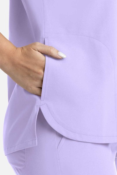 Dámská lékařská souprava Maevn Momentum (halenka Dolman, kalhoty Flare Leg) levandulová-9