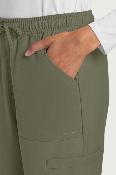 Dámská lékařská souprava Cherokee Ultra (halena V-neck, Cargo kalhoty) olivková-7
