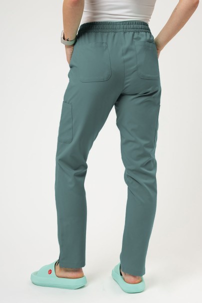 Dámské lékařské kalhoty Maevn Momentum 6-pocket pastelově zelené-2