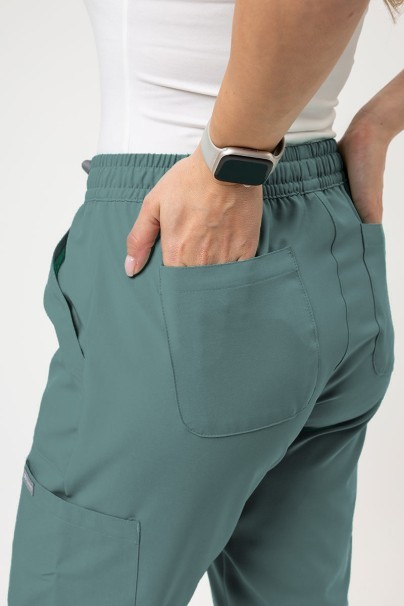 Lékařská dámská souprava Maevn Momentum (halena Double V–neck, kalhoty 6-pocket) pastelově zelaná-8