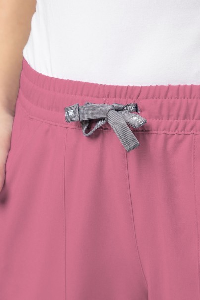 Lékařská dámská souprava Maevn Momentum (halena Double V–neck, kalhoty 6-pocket) pastelově růžová-8