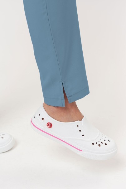 Lékařská dámská souprava Maevn Momentum (halena Double V–neck, kalhoty 6-pocket) pastelově modrá-13