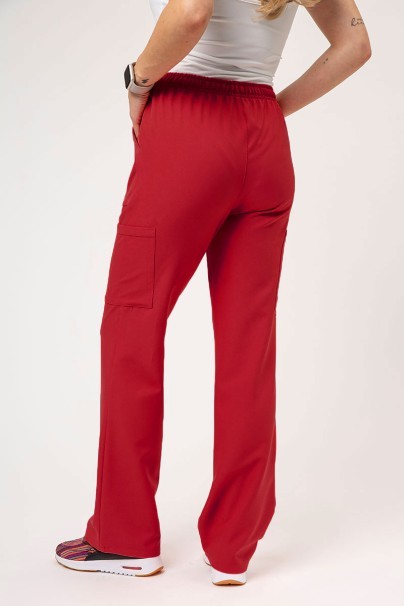 Dámské lékařské kalhoty Cherokee Ultra Cargo červené-2