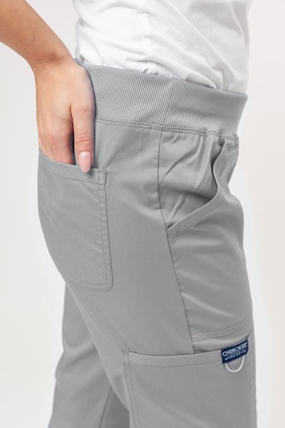 Dámská lékařská souprava Cherokee Revolution (halena Mock, kalhoty Straight) světle šedá-9