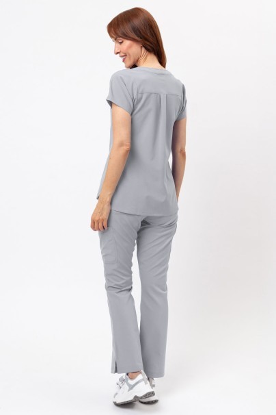 Dámská lékařská souprava Maevn Momentum (halenka Dolman, kalhoty Flare Leg) světle šedá