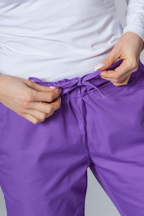Univerzální lékařské kalhoty Sunrise Uniforms fialové-2