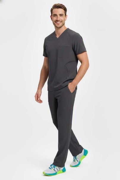 Pánská lékařská halena Healing Hands Steven šedá-2