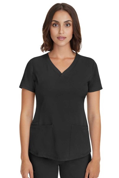 Dámská lékařská halena Healing Hands Monica V-neck černá-3