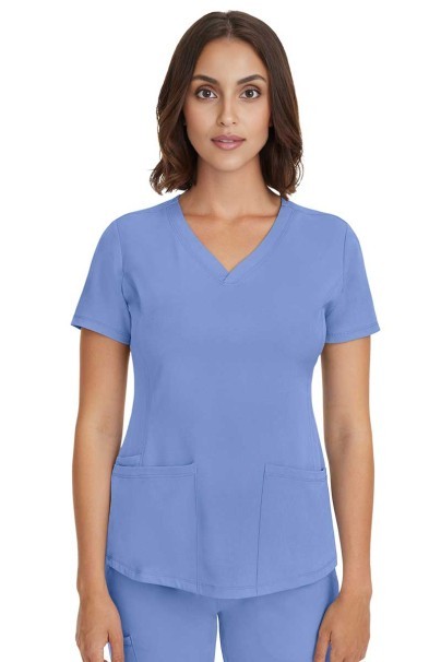 Dámská lékařská halena Healing Hands Monica V-neck klasicky modrá-2