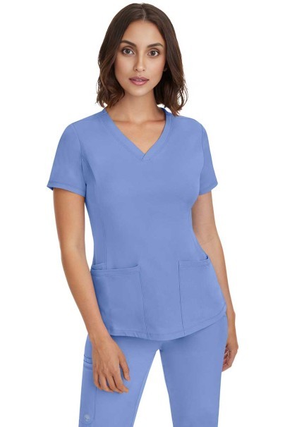 Dámská lékařská halena Healing Hands Monica V-neck klasicky modrá-2
