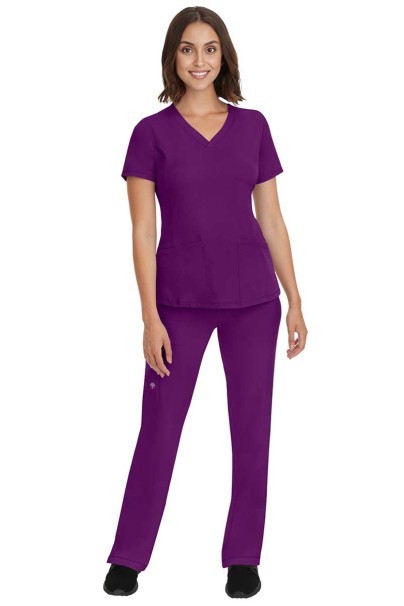 Dámská lékařská halena Healing Hands Monica V-neck lilková-2
