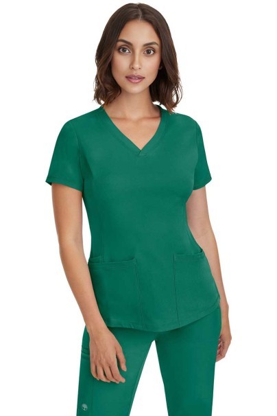 Dámská lékařská halena Healing Hands Monica V-neck zelená-3