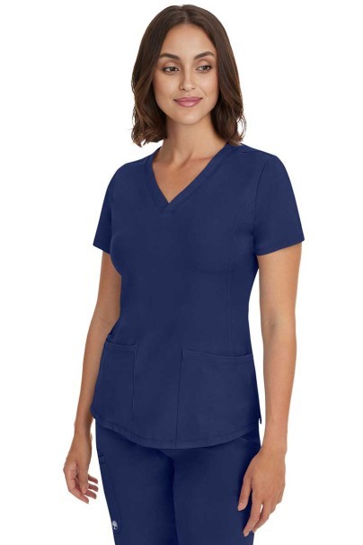 Dámská lékařská halena Healing Hands Monica V-neck námořnická modř-2