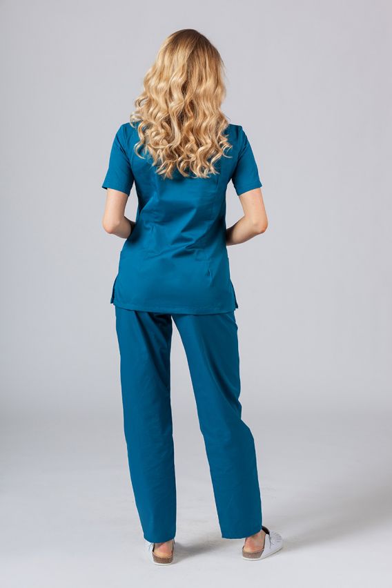 Lékařská halena Sunrise Uniforms karaibsky modrá-3
