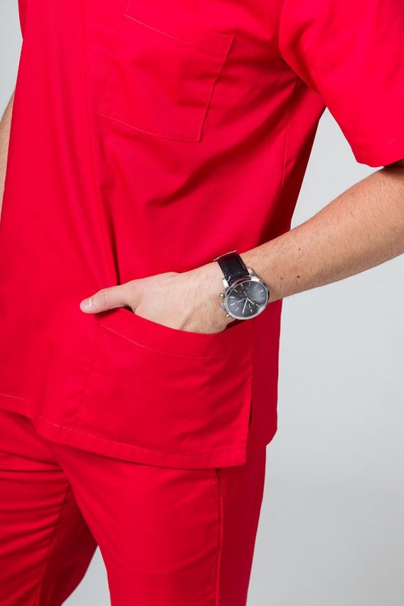Univerzální lékařská halena Sunrise Uniforms červená-2