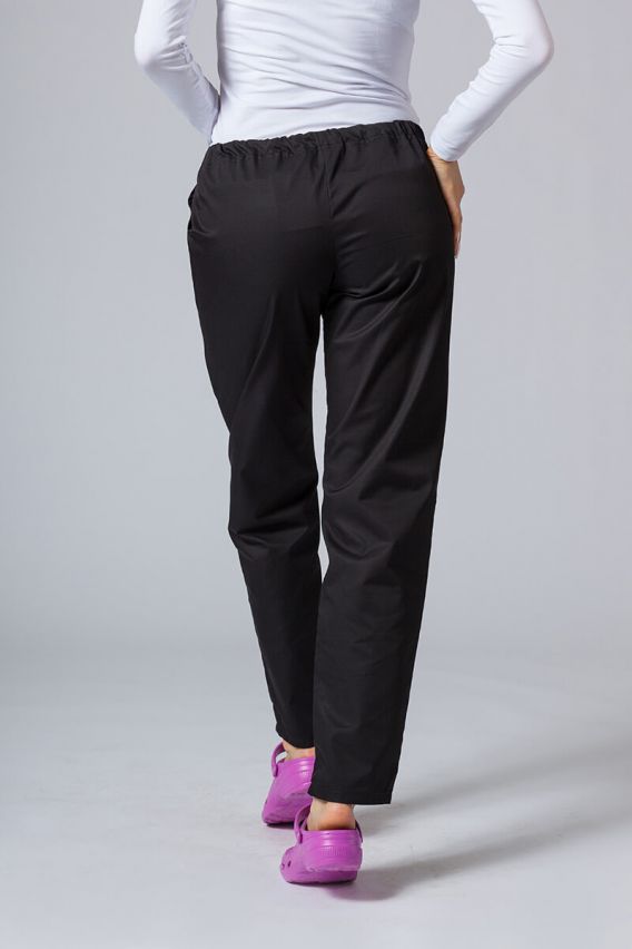 Dámské lékařské kalhoty Sunrise Uniforms Basic Regular černé-2