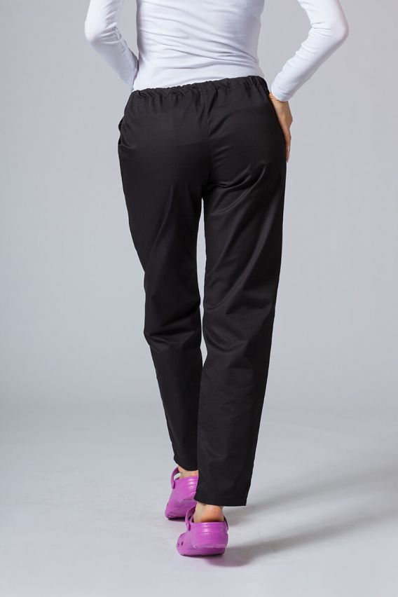 Dámské lékařské kalhoty Sunrise Uniforms Basic Regular černé-1