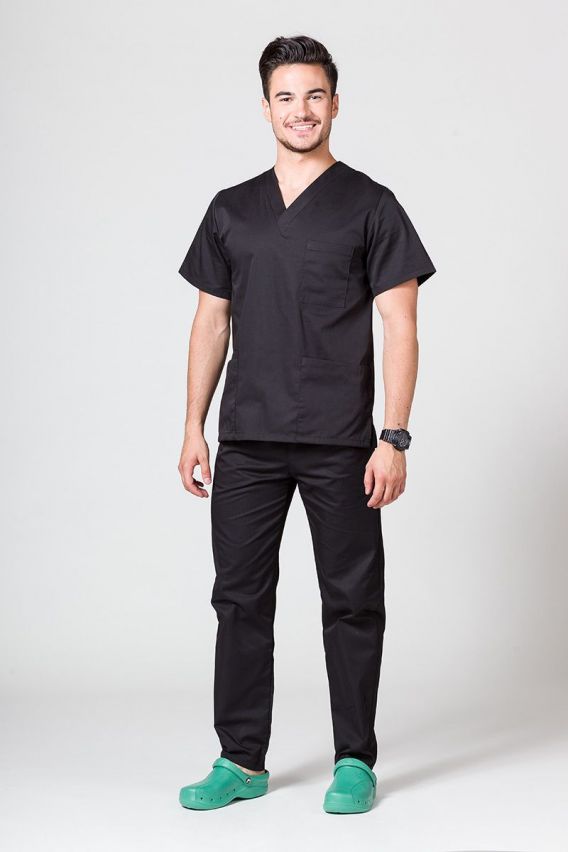 Univerzální lékařská halena Sunrise Uniforms černa-4