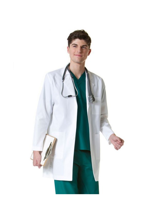 Univerzální lékařský plášť Maevn bílý-3