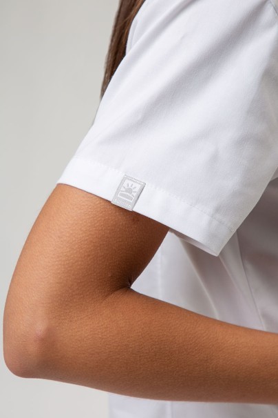 Dámské lékařské šaty Sunrise Uniforms Charm bílé-4