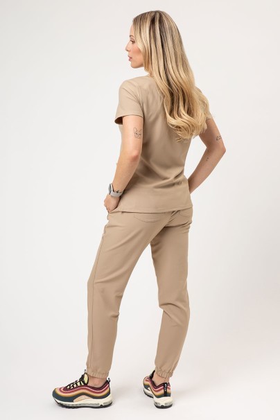 Dámská lékařská halena Cherokee Ultra V-neck Top bežová-2