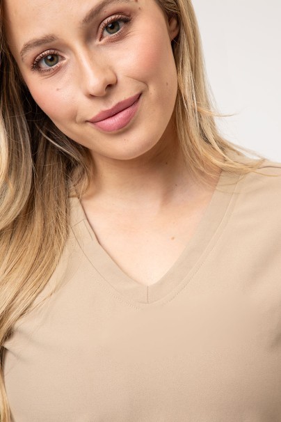 Dámská lékařská halena Cherokee Ultra V-neck Top bežová-5