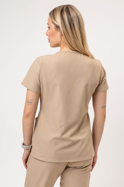 Dámská lékařská halena Cherokee Ultra V-neck Top bežová-4