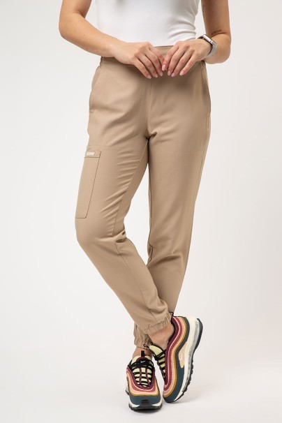 Dámská lékařská souprava Cherokee Ultra (halena V-neck, kalhoty Jogger) bežová-5