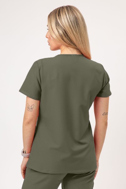 Dámská lékařská halena Cherokee Ultra V-neck Top olivková-2