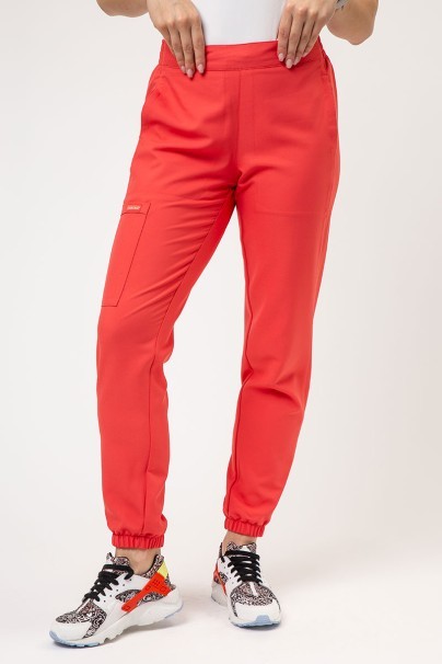 Dámská lékařská souprava Cherokee Ultra (halena V-neck, kalhoty Jogger) koralová-7