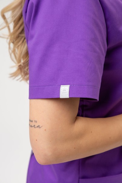 Dámské lékařské šaty Sunrise Uniforms Vital fialové-5