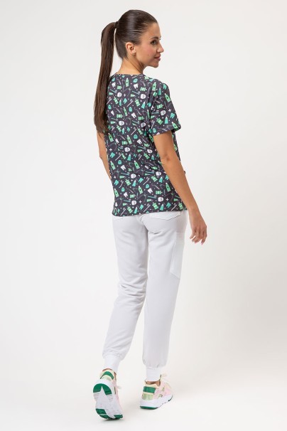Dámská lékařská halena Sunrise Uniforms Prints Mint Meds-5