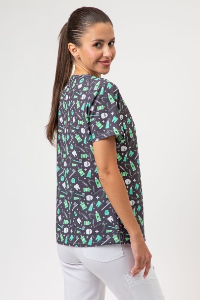 Dámská lékařská halena Sunrise Uniforms Prints Mint Meds-2