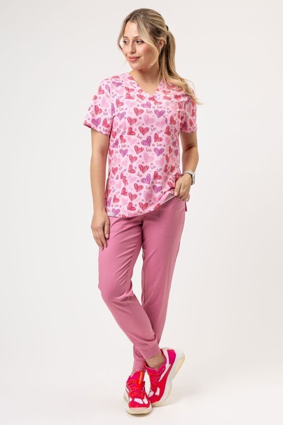 Dámská lékařská halena Sunrise Uniforms Prints Heart Notes-4